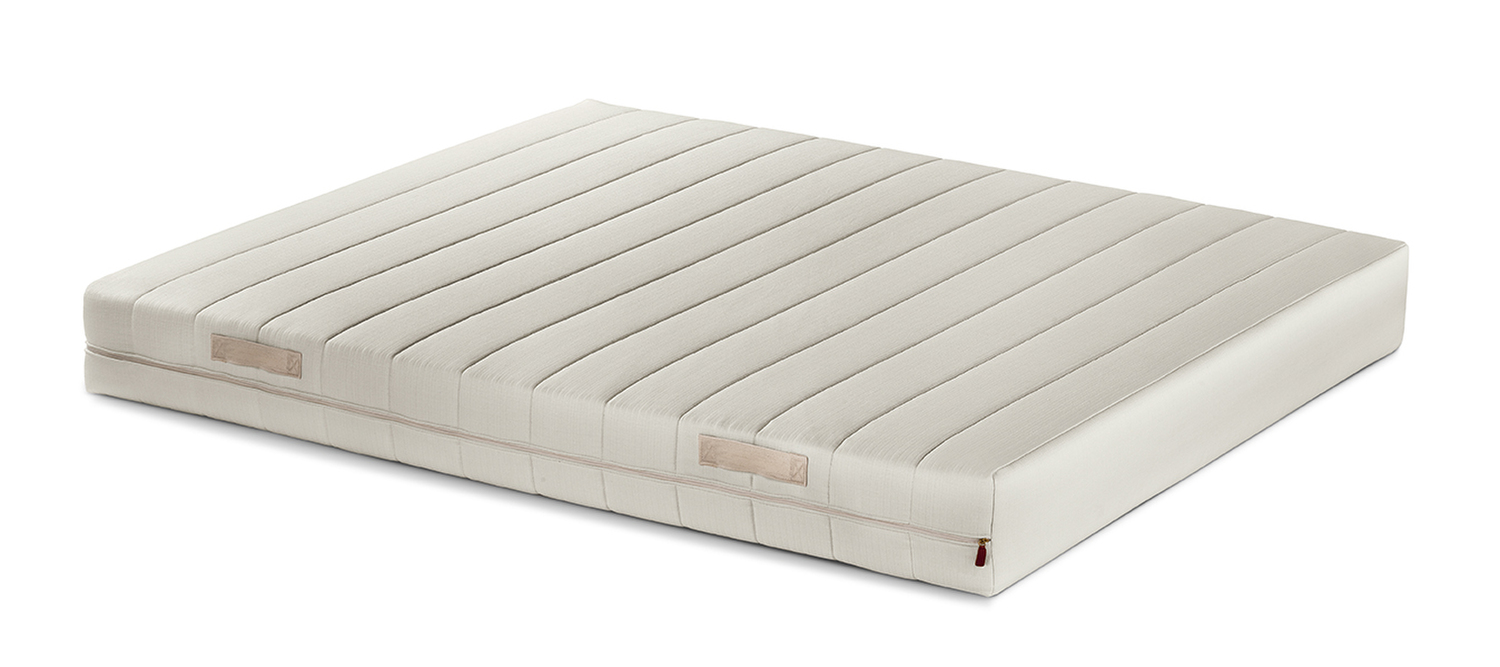 Matratze Alicudi von Poltrona Frau, ergonomische und atmungsaktive Materialien für exklusiven Komfort Made in Italy.