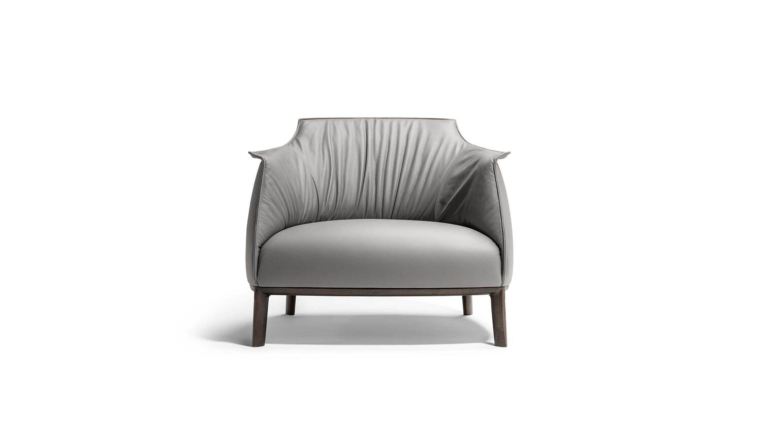 archibald large armchair wood base