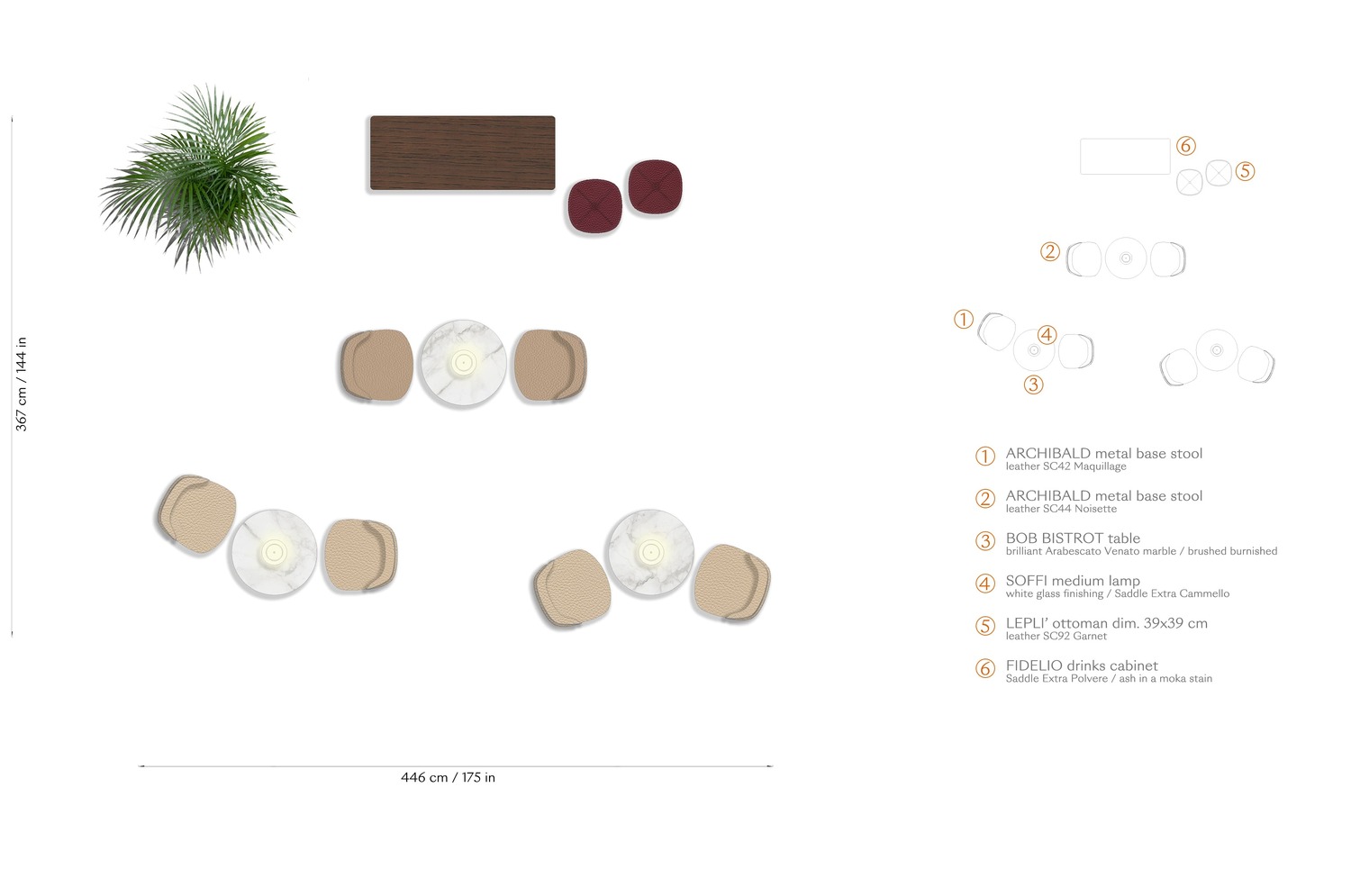 01 layout bob bistrot round small tables