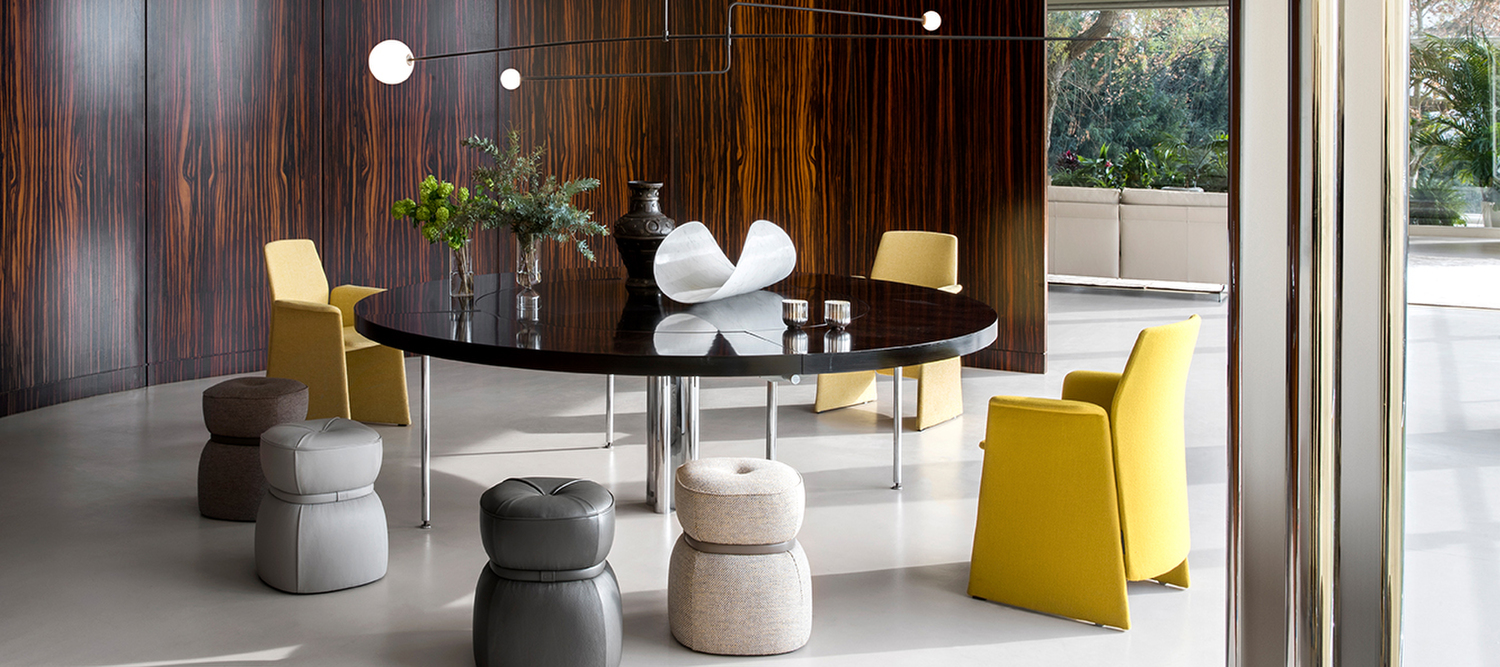Chaise Downtown Conference Bridge de Poltrona Frau, ergonomique, revêtement en Pelle Frau®, style italien pour les bureaux.