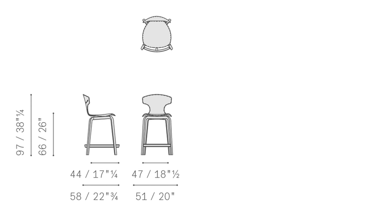 01 montera h66 wood stool 5559090