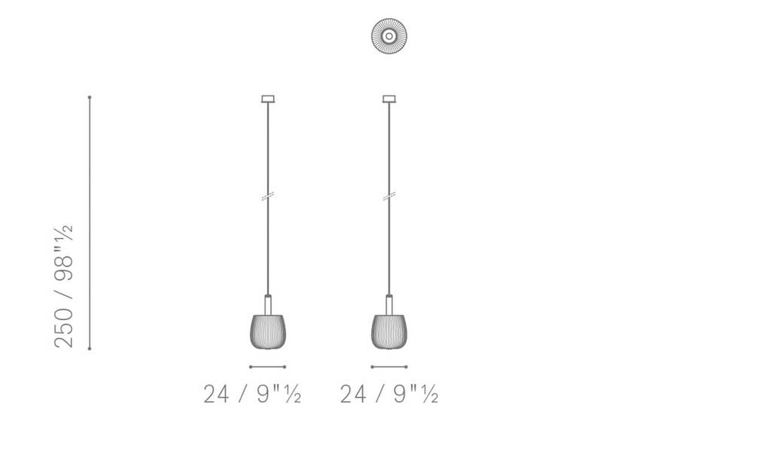01 nymph air suspension lamp